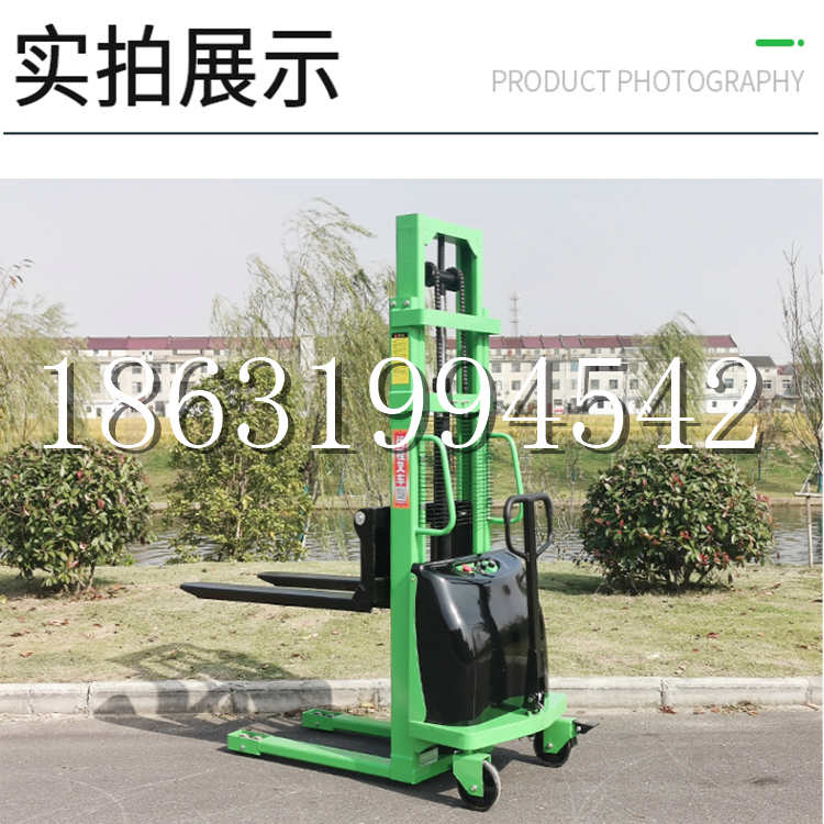 六甲区电动叉车堆高车液压铲车电瓶1吨2吨站驾步行式小型全自动叉车